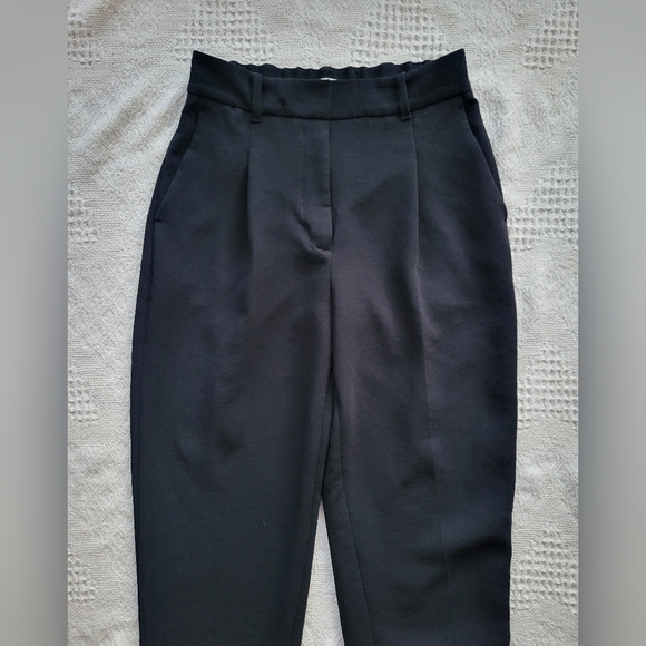 Wilfred by Aritzia Black Causal Formal Business Trouser Pant - Picture 3 of 11